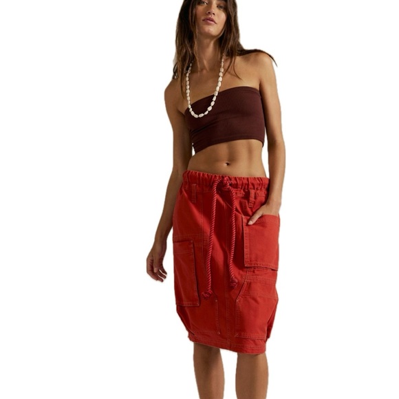 Free People | Carmen Midi Skirt NWT - Picture 1 of 4